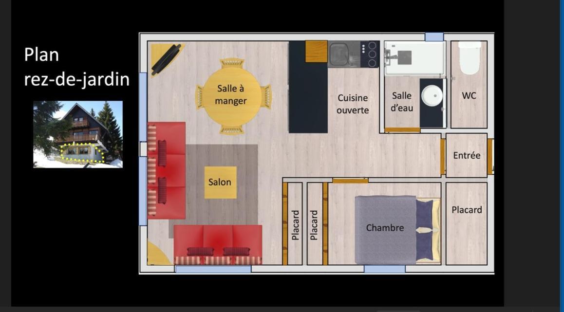 סן-לארי-סולאן Appartement Au Pied Des Pistes מראה חיצוני תמונה